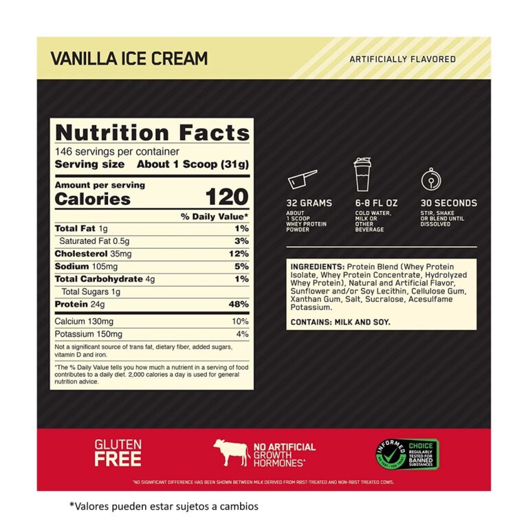 ON Whey Gold Standard 10 libras - Imagen 3