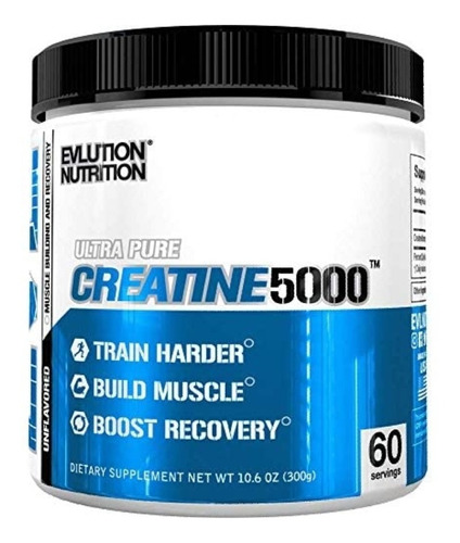 Creatina 5000 Evl Monohidratada (300 Gr)