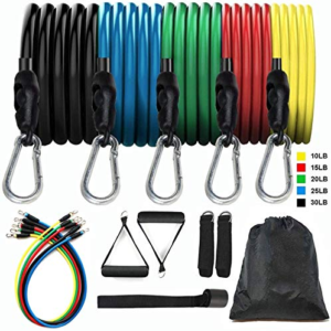 BANDAS CON MOSQUETON DE RESISTENCIA PACK 5