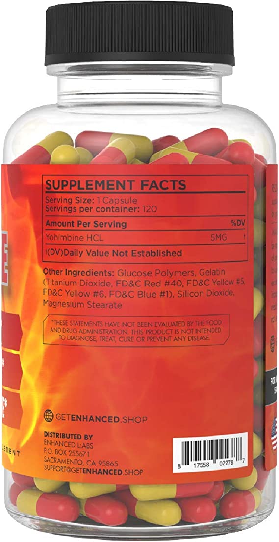 Yohimbine Enchanced 120 capsulas - Imagen 3