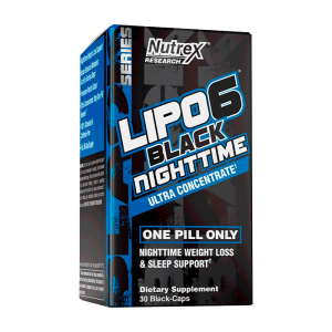 Nutrex Lipo 6 Black Nighttime 30 CAPSULAS