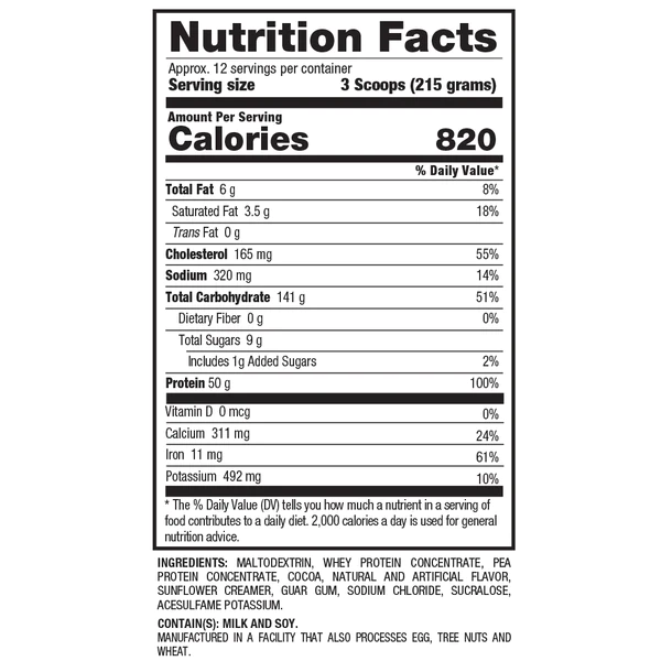 BPI SPORTS BULK MUSCLE XL 5.7 LIBRAS - Imagen 3
