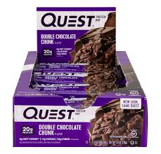 BARRAS DE PROTEINAS QUEST BAR 12 UNIDADES 20 GR