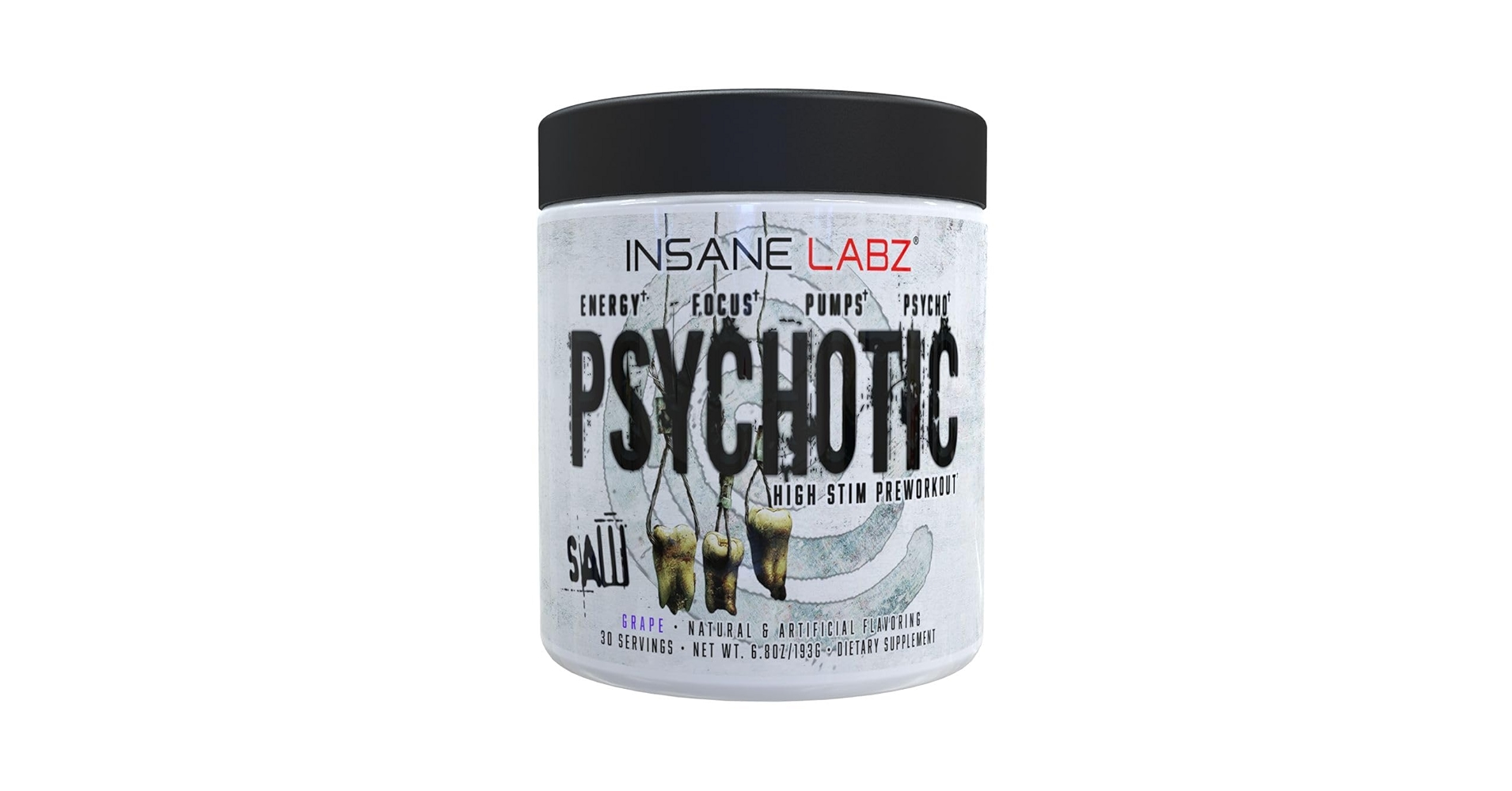 INSANE LABZ PRE ENTRENO PSYCOTHIC SAW 30 SERVICIOS