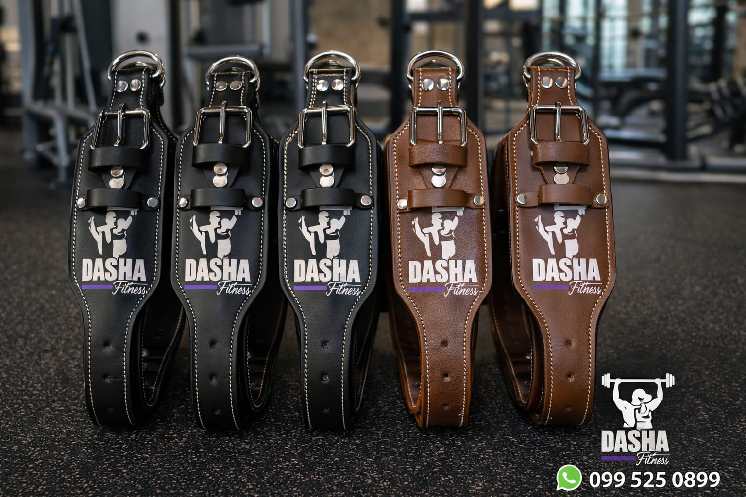 TOBILLERA PARA POLEA GYM 100% CUERO