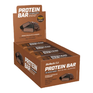 Biotech – Barra de proteina 70g doble chocolate caja x 16